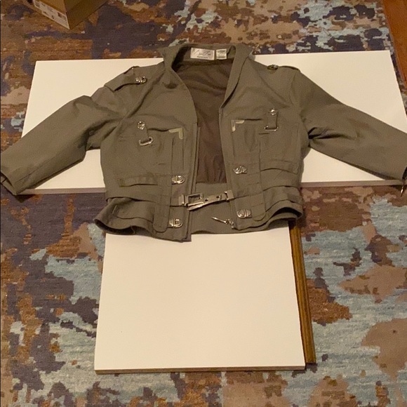 Byron Lars Dresses & Skirts - Green detailed skirt suit. Very cute. Byron Lars